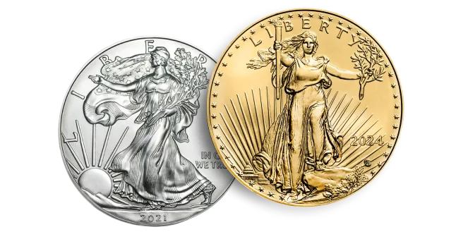 Liberty Gold and Silver Bullion Coins