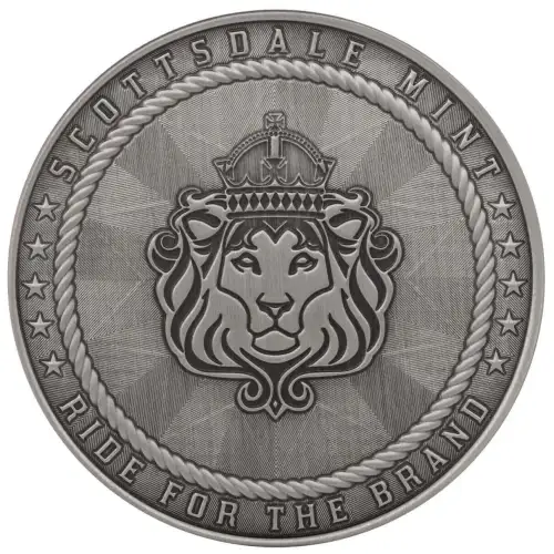 1 oz Cowboy - Buffalo Privy Antique Silver Round (3)