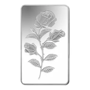 10g PAMP Silver Bar - Rosa (2)