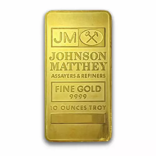 10oz Johnson Matthey Gold Bar (2)