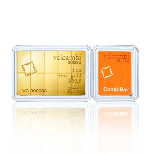 1/10oz x 10 Valcambi Gold CombiBar