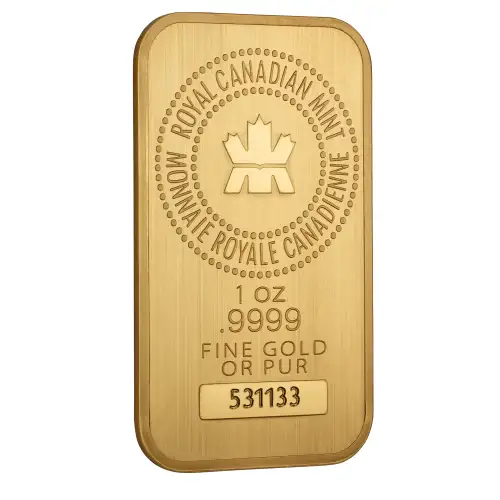 1oz Royal Canadian Mint Gold Bar (2)