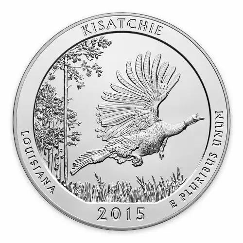 2015 5 oz Silver America the Beautiful Kisatchie National Forest (2)