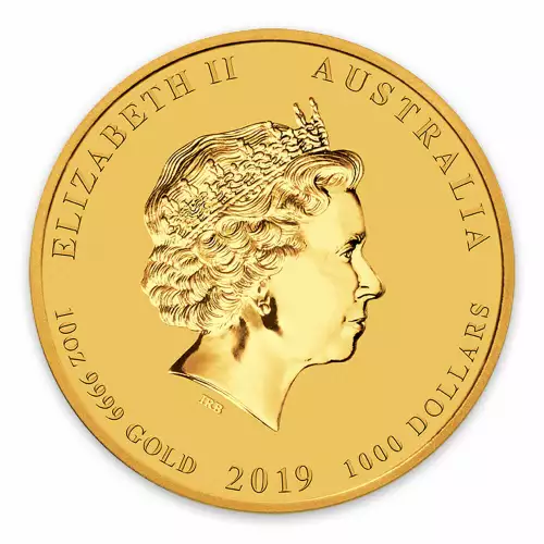 2019 10oz  Australian Perth Mint Gold Lunar Year of the Pig (3)