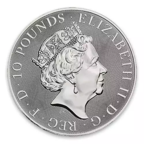 2019 10oz Britain Silver Queen's Beast : The Black Bull of Clarence (3)