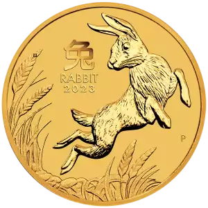 2023 2oz Australian Perth Mint Gold Lunar III: Year of the Rabbit (2)