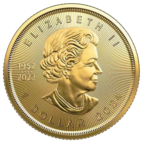 2024 1/20oz Canadian Gold Maple Leaf (2)