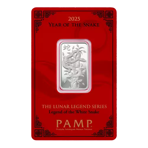 2025 10g PAMP Silver Bar - Year of the Snake (2)