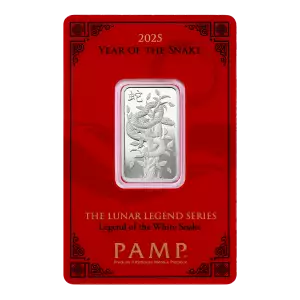 2025 10g PAMP Silver Bar - Year of the Snake (2)