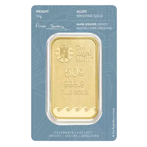 50g Royal Mint Gold Britannia Minted Bar (3)