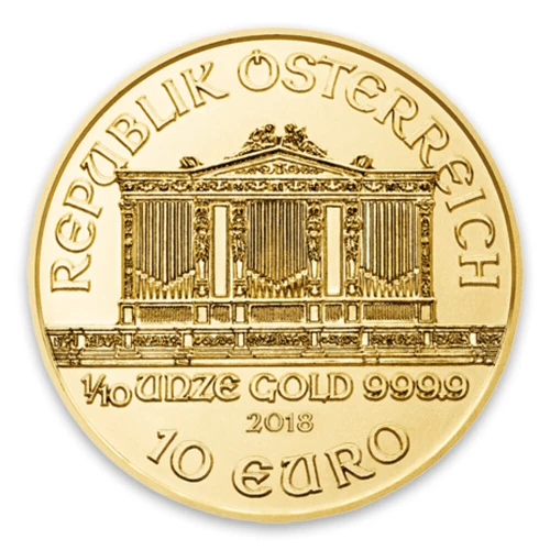 Any Year - 1/10oz Austrian Gold Philharmonic (3)