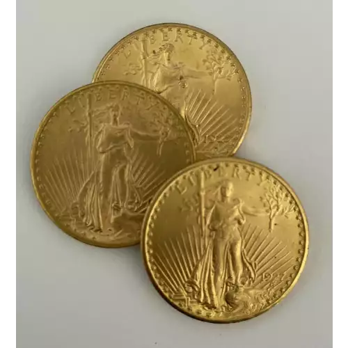 Any Year $20 Saint Gauden Double Eagle Gold Coin (4)