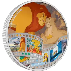 Disney Cinema Masterpieces - 2022 3oz The Lion King Silver Coin (2)