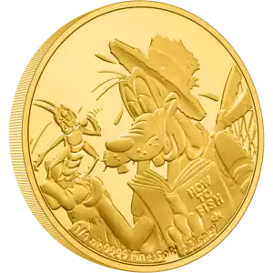 Disney Goofy 90th Anniversary- 2022 1/4oz  Gold Coin (2)