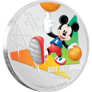 Disney Mickey Mouse 2020 - 1oz Aim High Silver Coin (2)