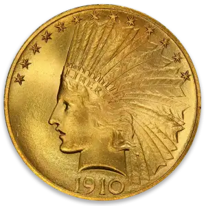 Indian $10 (1907 - 1933) - Circ