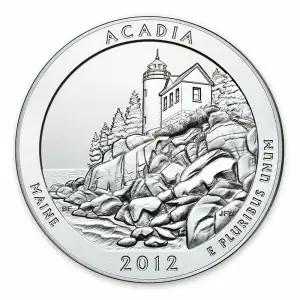 2012 5 oz Silver America the Beautiful Acadia National Park (2)